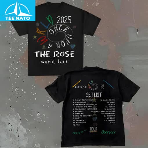 The Rose World Tour 2025 Setlist Fan Shirt - Image 3