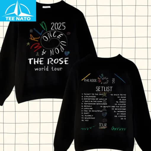 The Rose World Tour 2025 Setlist Fan Shirt - Image 4