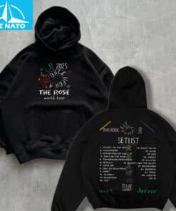 The Rose World Tour 2025 Setlist Fan Shirt4