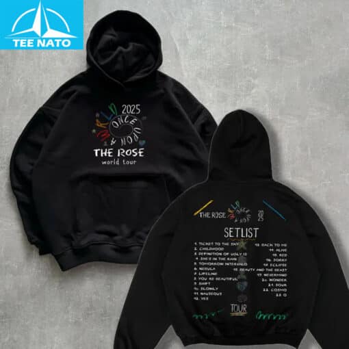 The Rose World Tour 2025 Setlist Fan Shirt - Image 5