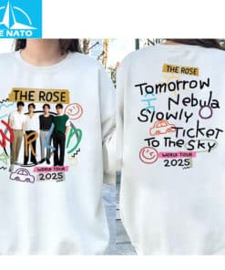 The Rose World Tour 2025 Song Titles Fan Shirt2
