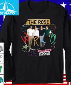 The Rose World Tour 2025 Song Titles Fan Shirt3