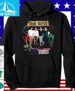 The Rose World Tour 2025 Song Titles Fan Shirt4