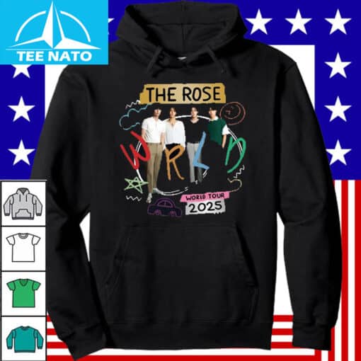 The Rose World Tour 2025 Song Titles Fan Shirt - Image 5