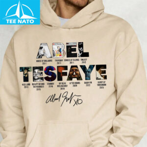The Weeknd Abel Tesfaye Album History Signature Shirt 12 The Weeknd Abel Tesfaye Album History Signature Shirt