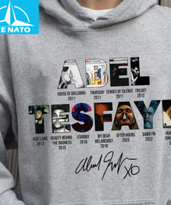 The Weeknd Abel Tesfaye Album History Signature Shirt2