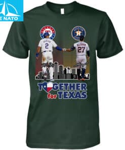 Together for Texas Rangers Astros Baseball Players Shirt2