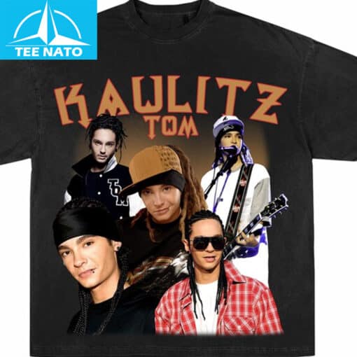 Tom Kaulitz Tokio Hotel Photo Collage Graphic Shirt - Image 3