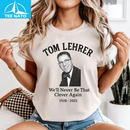 Tom Lehrer 1928-2025 Tribute Shirt - Image 3