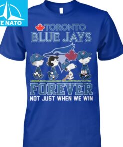Toronto Blue Jays Peanuts Forever Fan Shirt