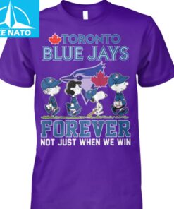 Toronto Blue Jays Peanuts Forever Fan Shirt2