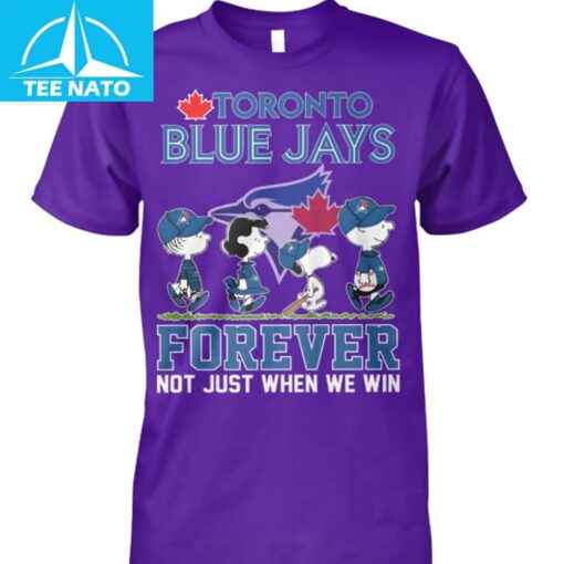 Toronto Blue Jays Peanuts Forever Fan Shirt - Image 3