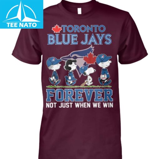 Toronto Blue Jays Peanuts Forever Fan Shirt - Image 4