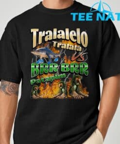 Tralalelo VS Brr Patapim Funny Italian Brainrot Shirt 2