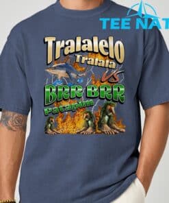 Tralalelo VS Brr Patapim Funny Italian Brainrot Shirt 5