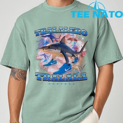 Tralalero Trala Italian Brainrot Shirt - Image 4