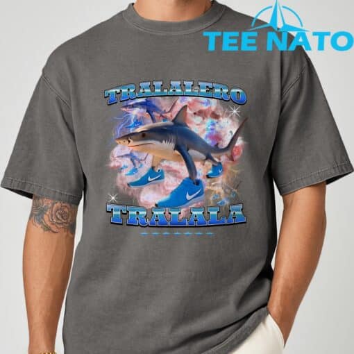 Tralalero Trala Italian Brainrot Shirt - Image 8