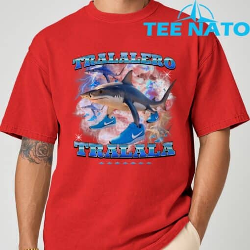Tralalero Trala Italian Brainrot Shirt - Image 9