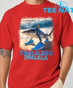 Tralalero Tralala Italian Brainrot Meme T Shirt 8