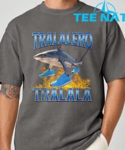 Tralalero Tralala Shark Meme T Shirt 1