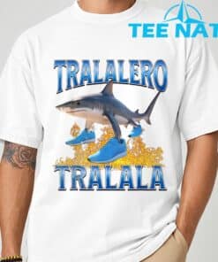 Tralalero Tralala Shark Meme T Shirt 2