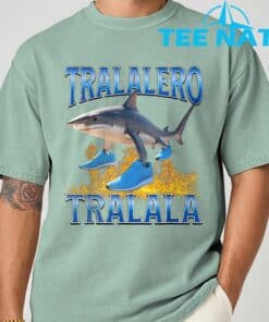 Tralalero Tralala Shark Meme T Shirt 4
