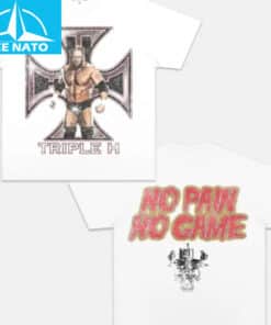 Triple H No Pain No Game Wrestling Shirt2