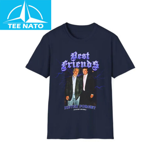 Trump And Jeffrey Epstein Photo Shirt - Image 2