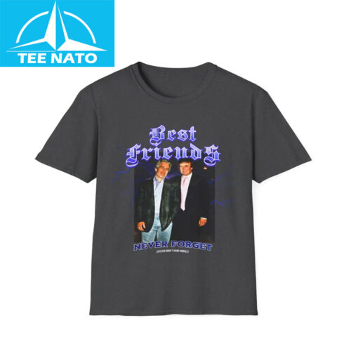 Trump And Jeffrey Epstein Photo Shirt - Image 3