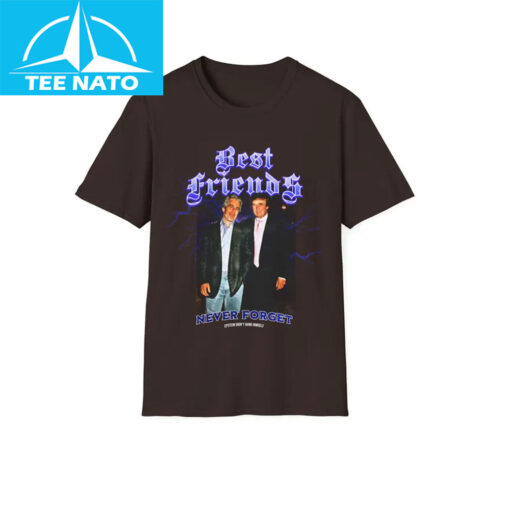 Trump And Jeffrey Epstein Photo Shirt - Image 4