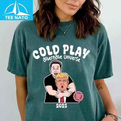 Trump Musk Coldplay Kiss Cam Shirt