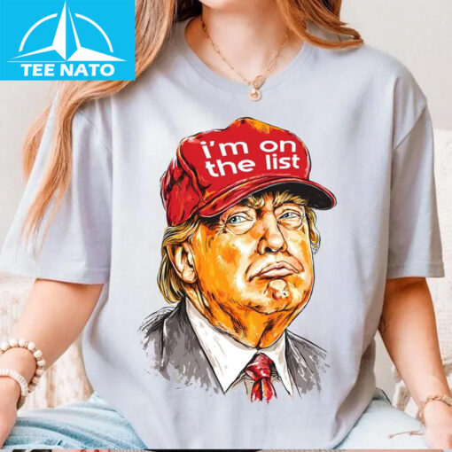 Trump On The Epstein List Shirt - Image 2