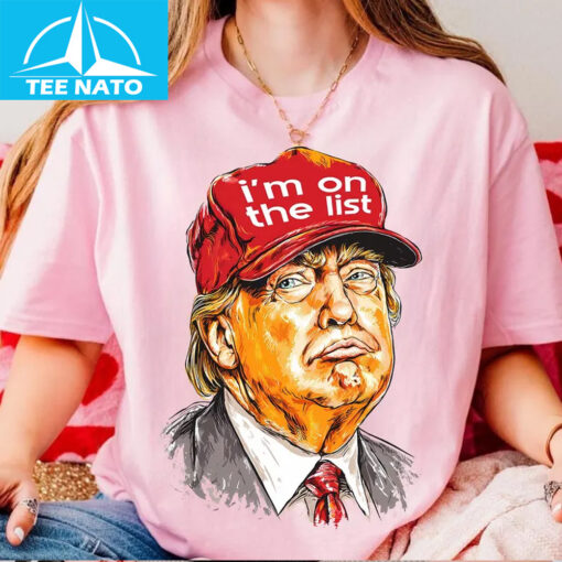 Trump On The Epstein List Shirt - Image 3