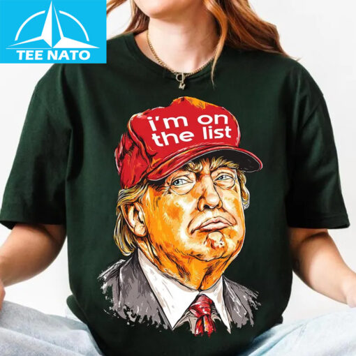 Trump On The Epstein List Shirt - Image 4