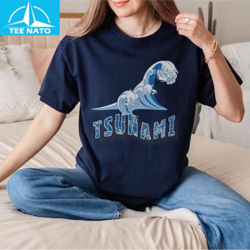 Tsunami Wave Vintage Church Adventure Gear Funny Shirt - Image 4