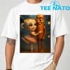 Tung Tung Sahur Loves Ballerina Cappuccina Italian Brainrot T Shirt 1