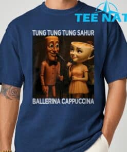 Tung Tung Tung Sahur Ballerina Cappuccina Italian Meme T Shirt 9