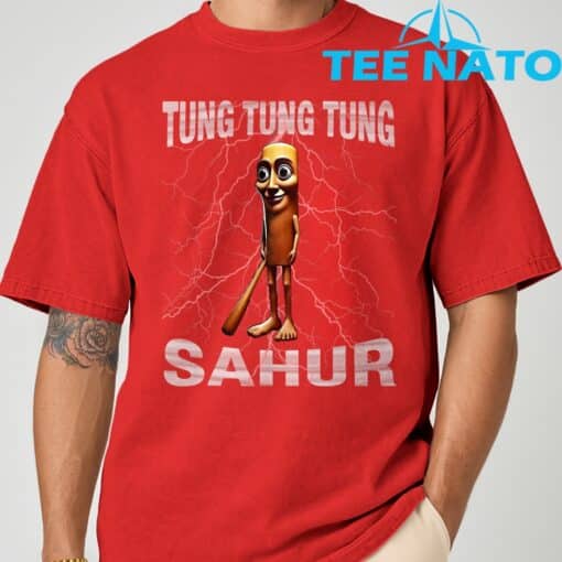 Tung Tung Tung Sahur Brainrot Shirt - Image 5
