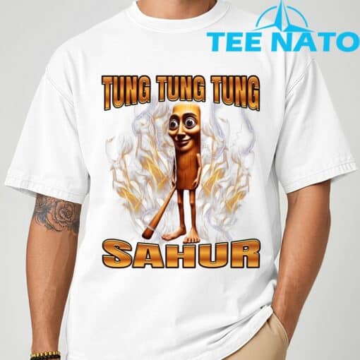 Tung Tung Tung Sahur Brainrot T-Shirt - Image 3