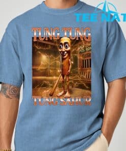 Tung Tung Tung Sahur Funny Brainrot Meme Italian T Shirt 4