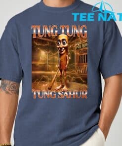Tung Tung Tung Sahur Funny Brainrot Meme Italian T Shirt 5