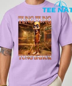 Tung Tung Tung Sahur Funny Brainrot Meme Italian T Shirt 6