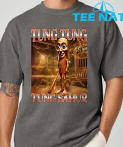 Tung Tung Tung Sahur Funny Brainrot Meme Italian T Shirt 7