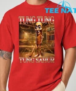 Tung Tung Tung Sahur Funny Brainrot Meme Italian T Shirt 8