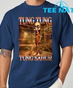Tung Tung Tung Sahur Funny Brainrot Meme Italian T Shirt 9