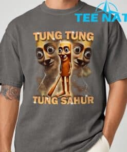 Tung Tung Tung Sahur Is Calling Funny Italian Brainrot T Shirt 4