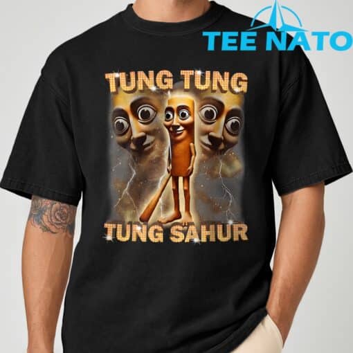 Tung Tung Tung Sahur Is Calling Funny Italian Brainrot T-Shirt