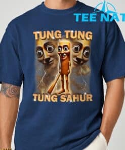 Tung Tung Tung Sahur Is Calling Funny Italian Brainrot T Shirt 9