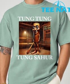 Tung Tung Tung Sahur Italian Brainrot Meme Funny T Shirt 3