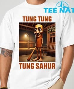 Tung Tung Tung Sahur Italian Brainrot Meme T Shirt 1